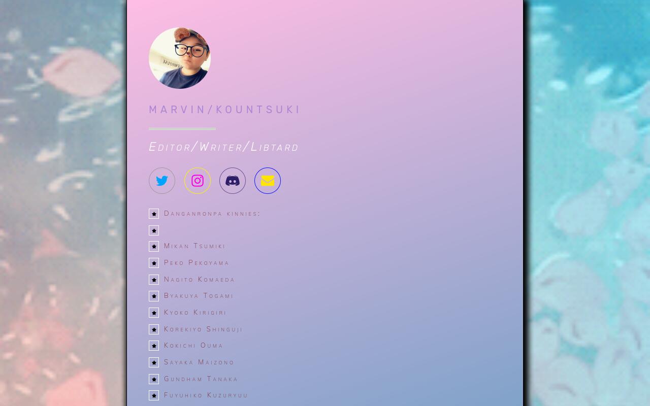 Carrd profile picture for @marvi